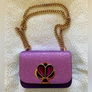 Kate Spade Nicola Glitter Twistlock Bag